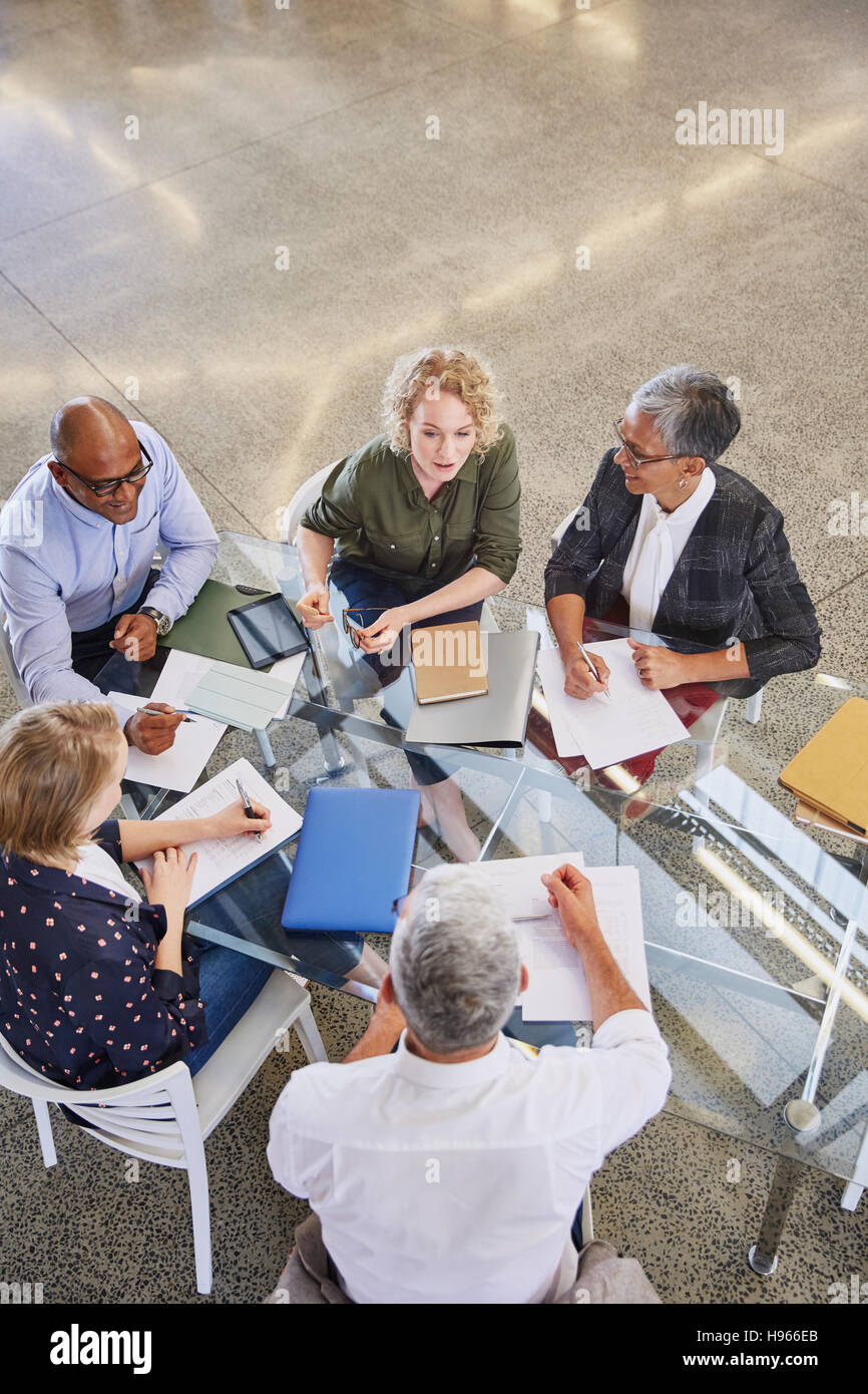 Business-Leute treffen Stockfoto