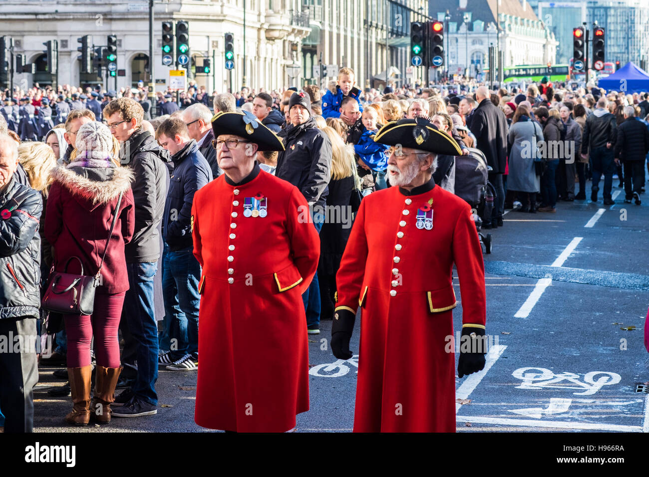 Remembrance Sunday, London, England, Großbritannien Stockfoto