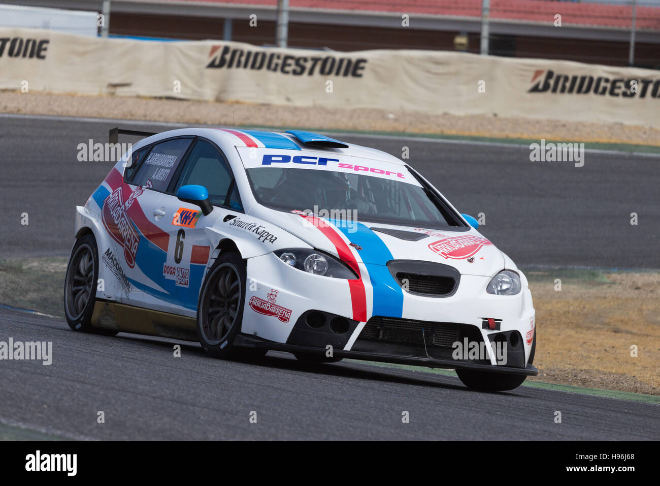 Sport-Auto-Rennen Stockfoto