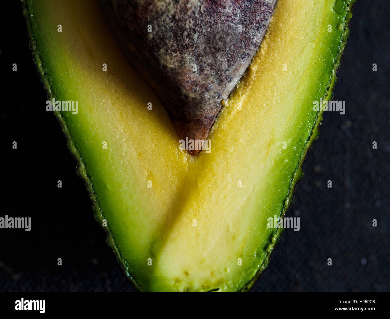 Nahaufnahme von avocado Stockfoto