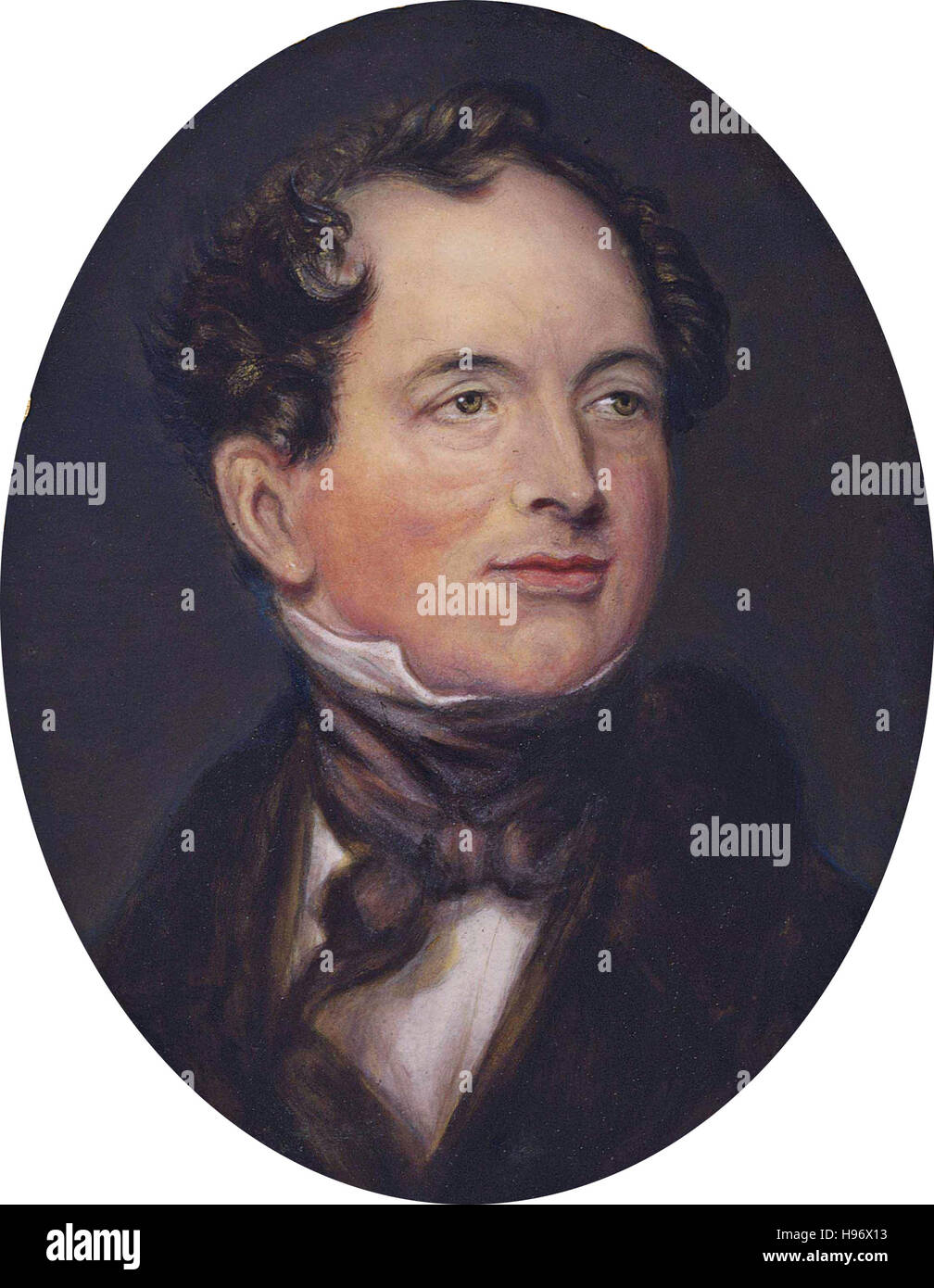 Irischer Dichter und Lied Schriftsteller THOMAS MOORE(1779-1852) Stockfoto