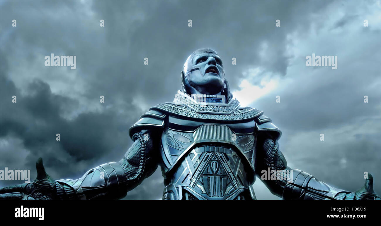 X-MEN: Apokalypse 2016 Twentieth Century Fox/Marvel Film mit Oscar Isaac Stockfoto
