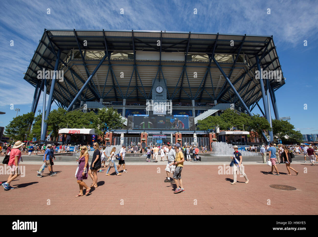 Arthur Ashe Stadion, US öffnen Sie Meisterschaft 2016 Stockfoto