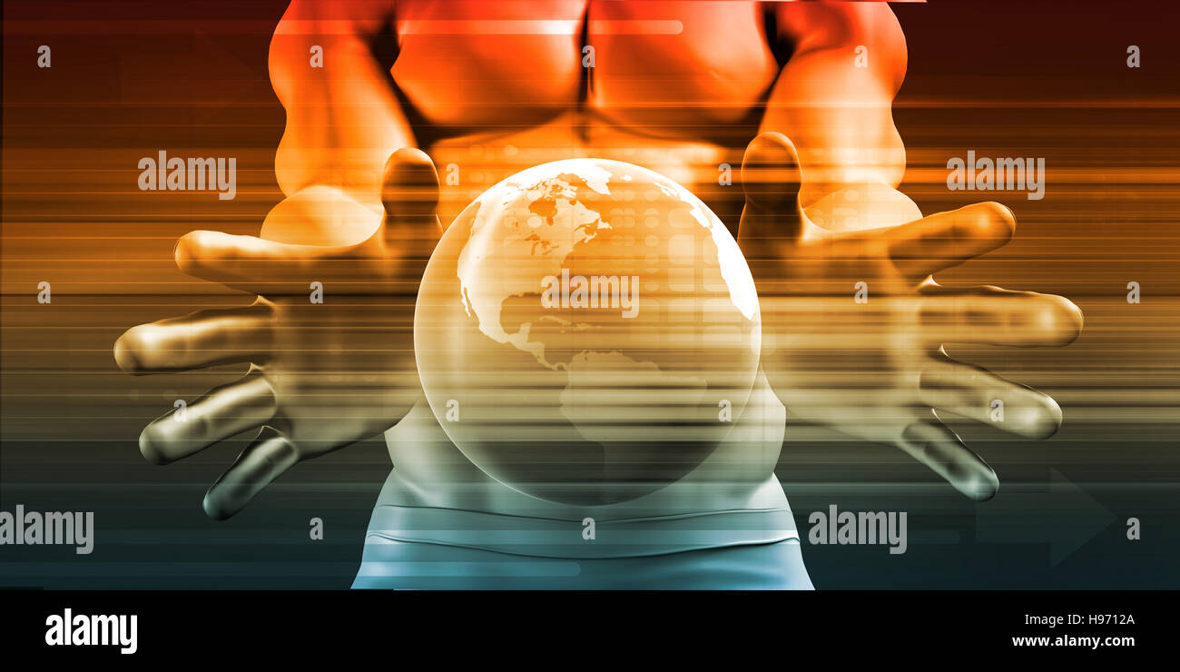 Multimedia-Technologie für die Präsentation als abstrakt Stockfoto