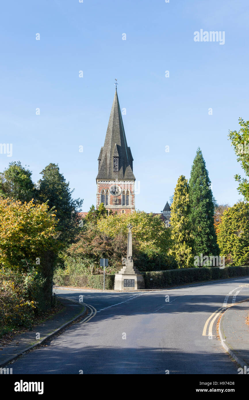 Holy Trinity Church, Church Road, Sunningdale Village, Surrey, England, Vereinigtes Königreich Stockfoto