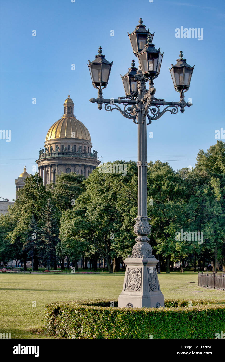 Str. Isaacs Kathedrale. St Petersburg. Russland Stockfoto