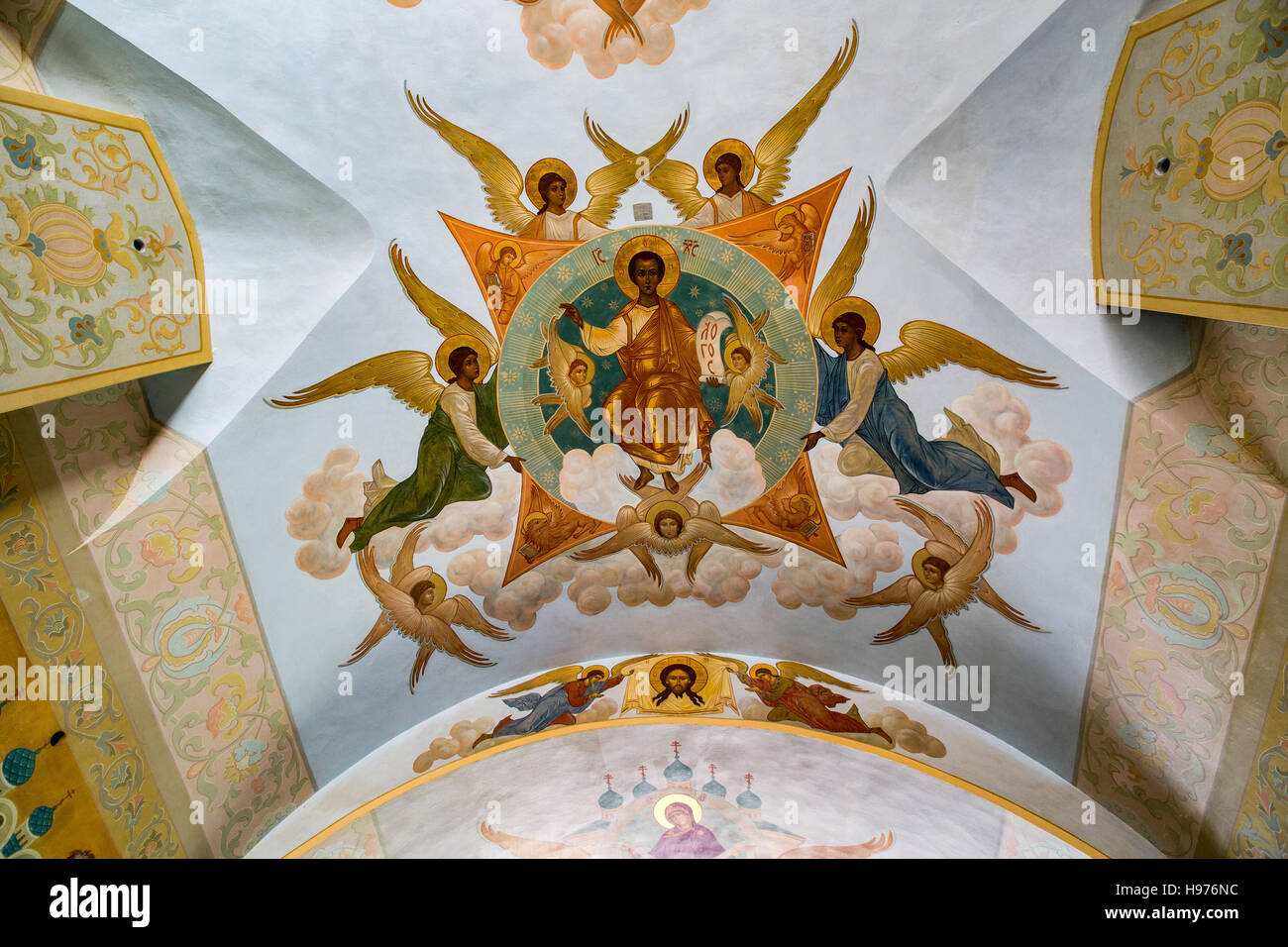 Die Trinity-Klosters des Heiligen Sergius. Sergijew Posad. Russland Stockfoto