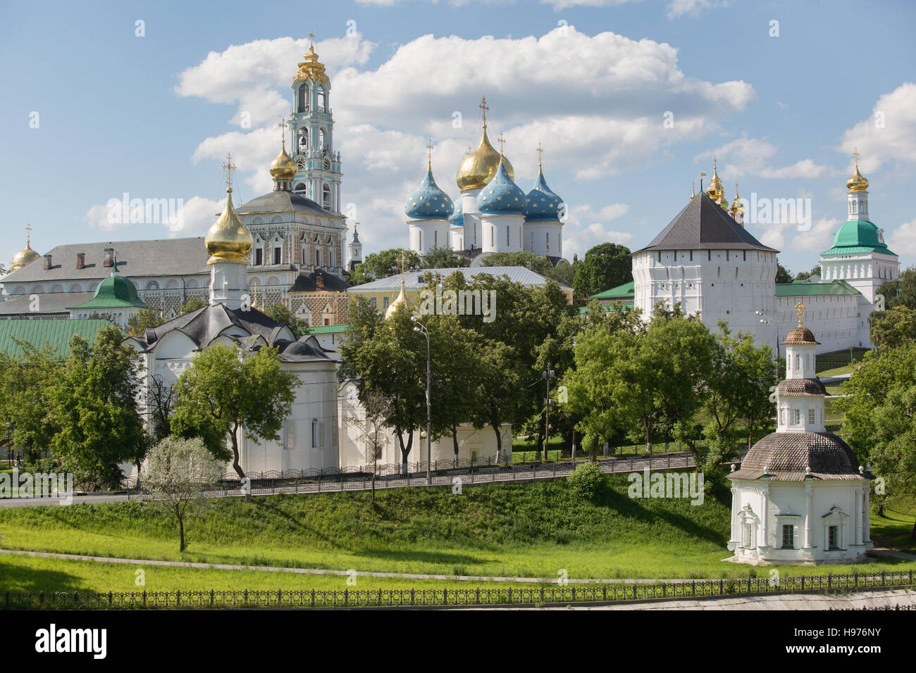 Die Trinity-Klosters des Heiligen Sergius. Sergijew Posad. Russland Stockfoto