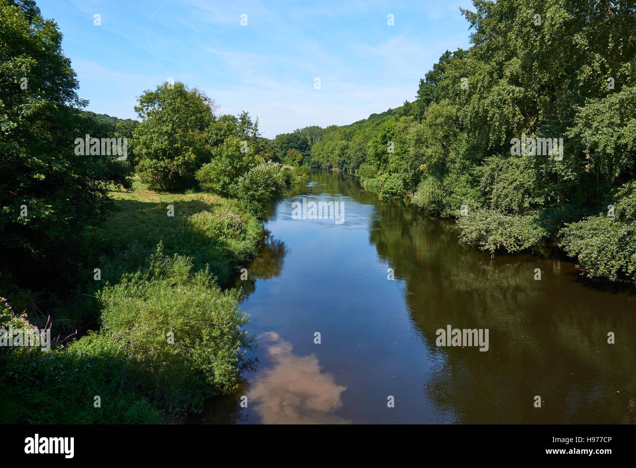 Bridgnorth, eine Stadt mit Geschichte Stockfoto
