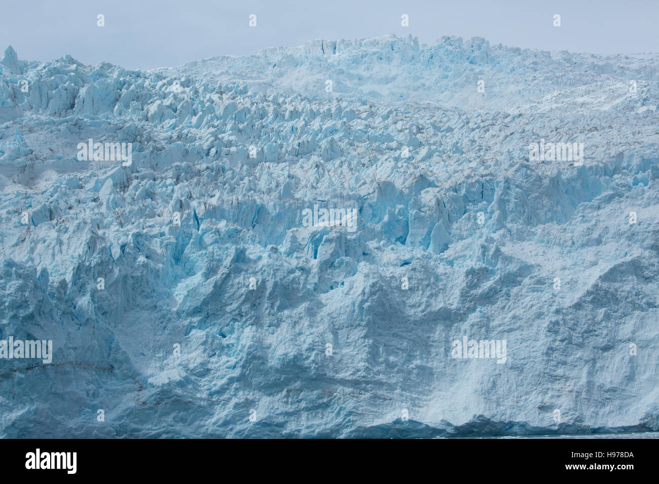 Gletschereis in alaska Stockfoto