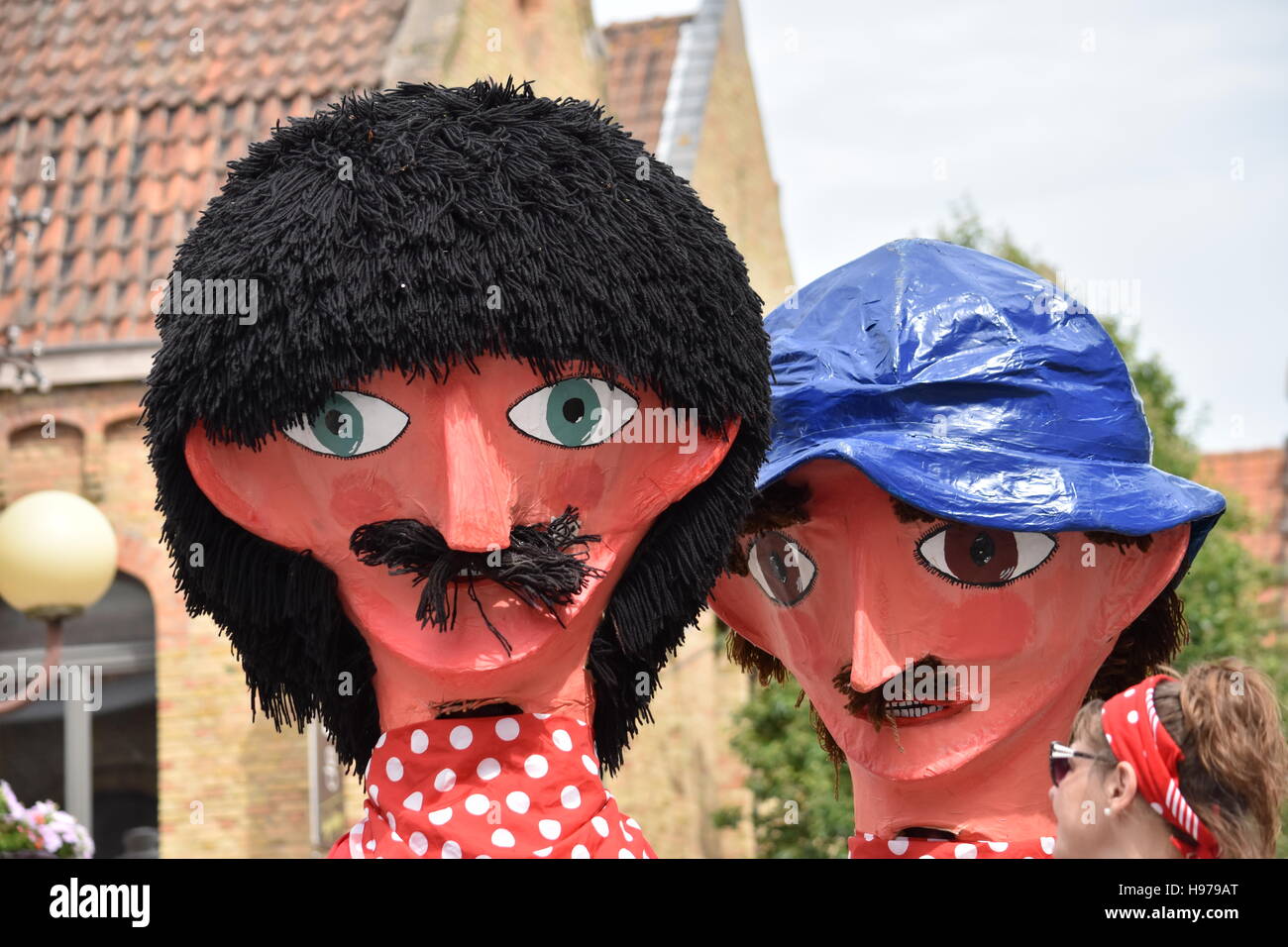 riesige Parade Nieuwpoort Stockfoto