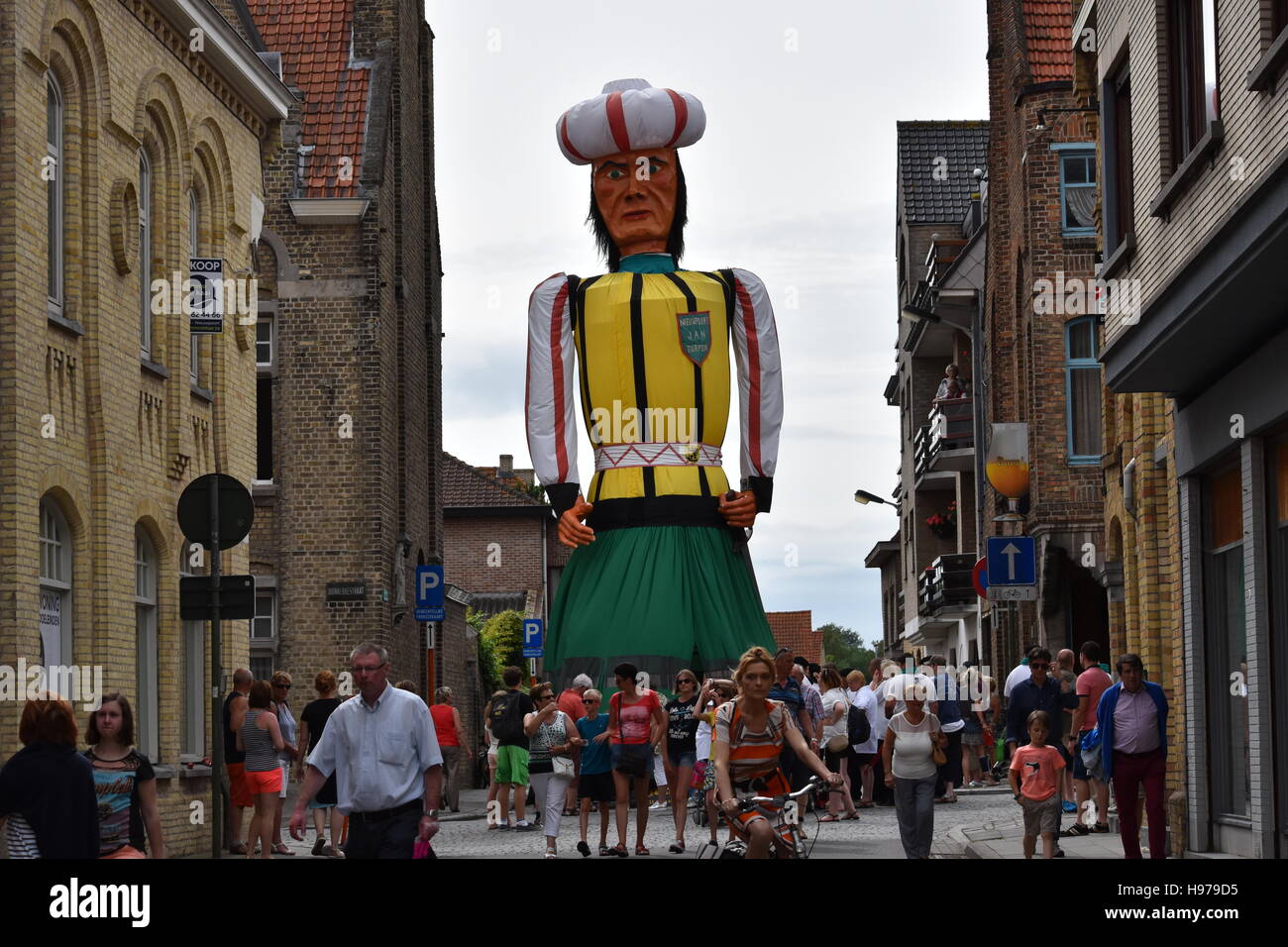 riesige Parade Nieuwpoort Stockfoto