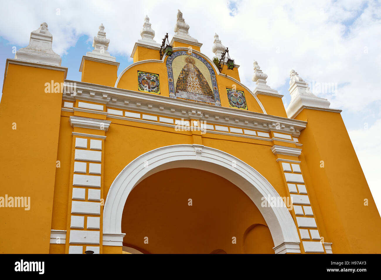 Macarena Tür Bogen in Sevilla Spanien Stockfoto Macarena Tür Bogen in Sevilla Spanien Stockfoto