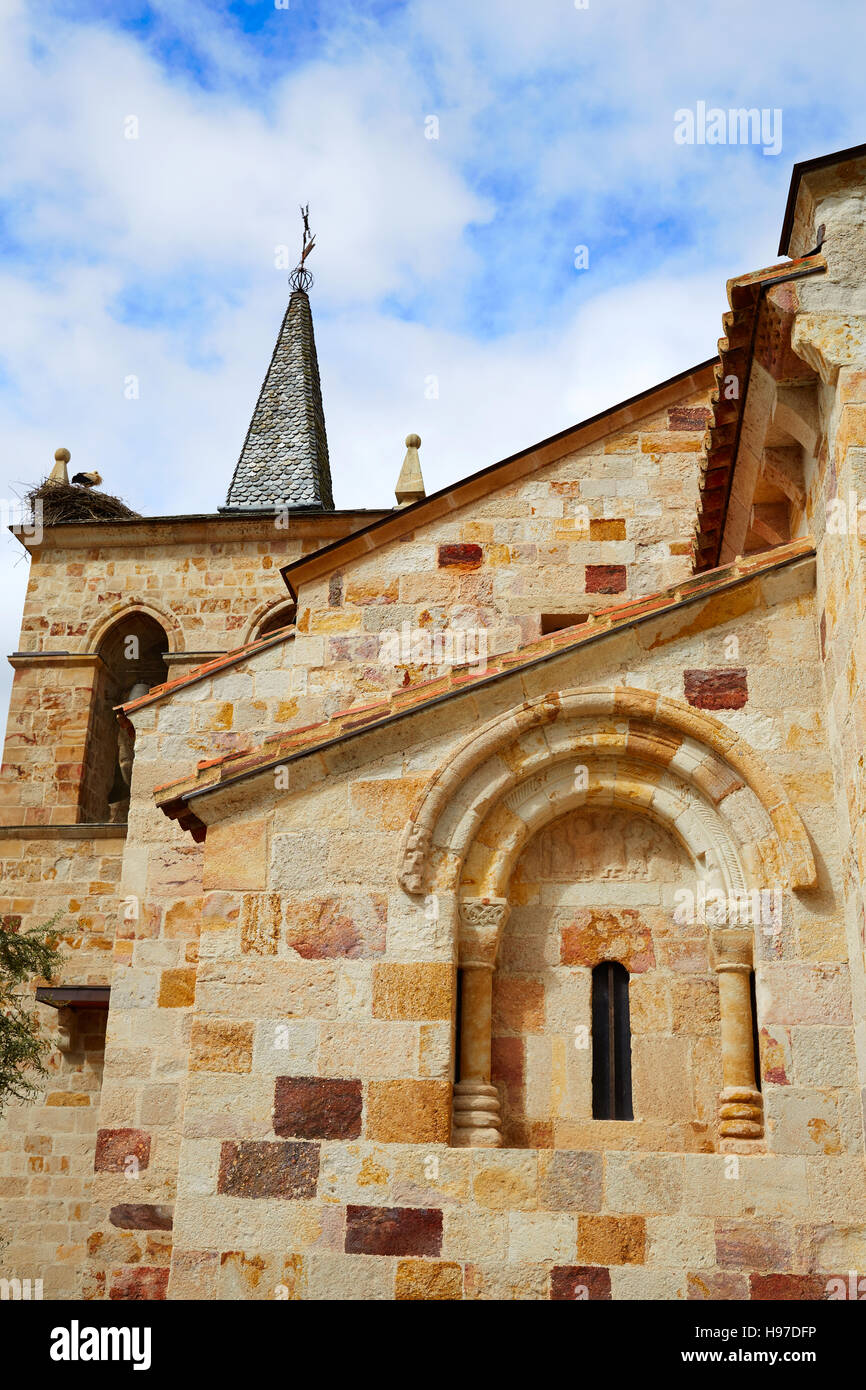 Zamora San Cipriano Kirche in Spanien übrigens Via De La Plata nach Santiago Stockfoto