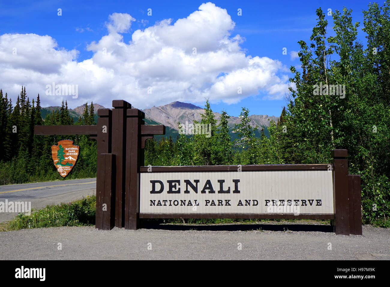 Denali National Park (Mount Mc Kinley), Alaska Stockfoto