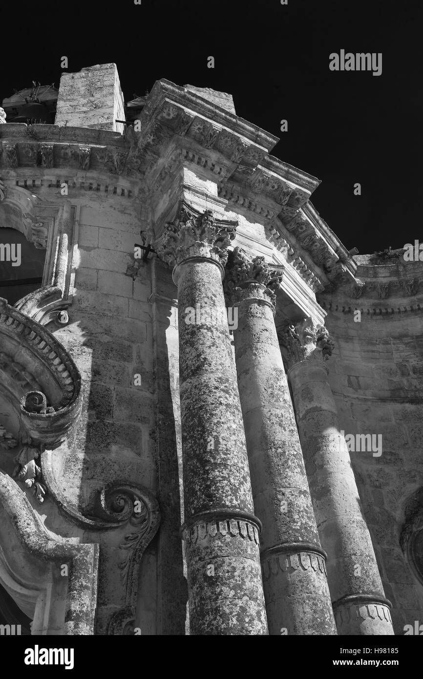 San Antonio da Padova Kirche in Buscemi, Sizilien, Italien Stockfoto