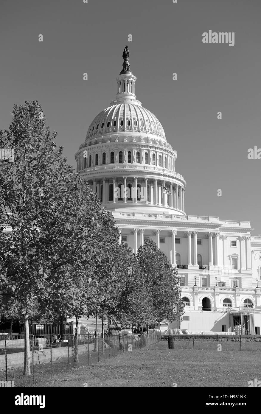 Das Kapitol in Washington, D.C., Hauptstadt der Vereinigten Staaten von Amerika Stockfoto