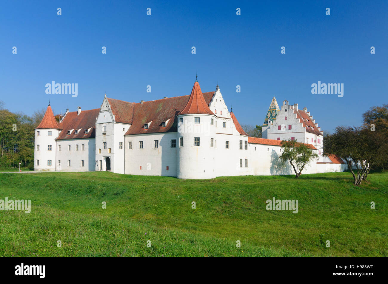 Neuburg an der Donau: Jagd Schloss Grünau, Oberbayern, Oberbayern, Bayern, Bayern, Deutschland Stockfoto