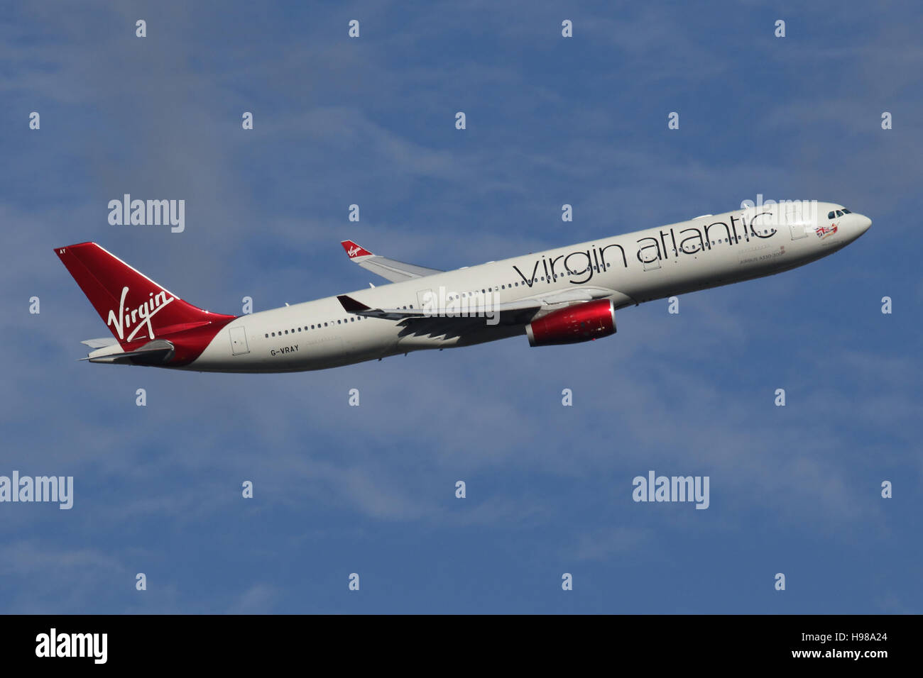 VIRGIN ATLANTIC AIRBUS A330 Stockfoto