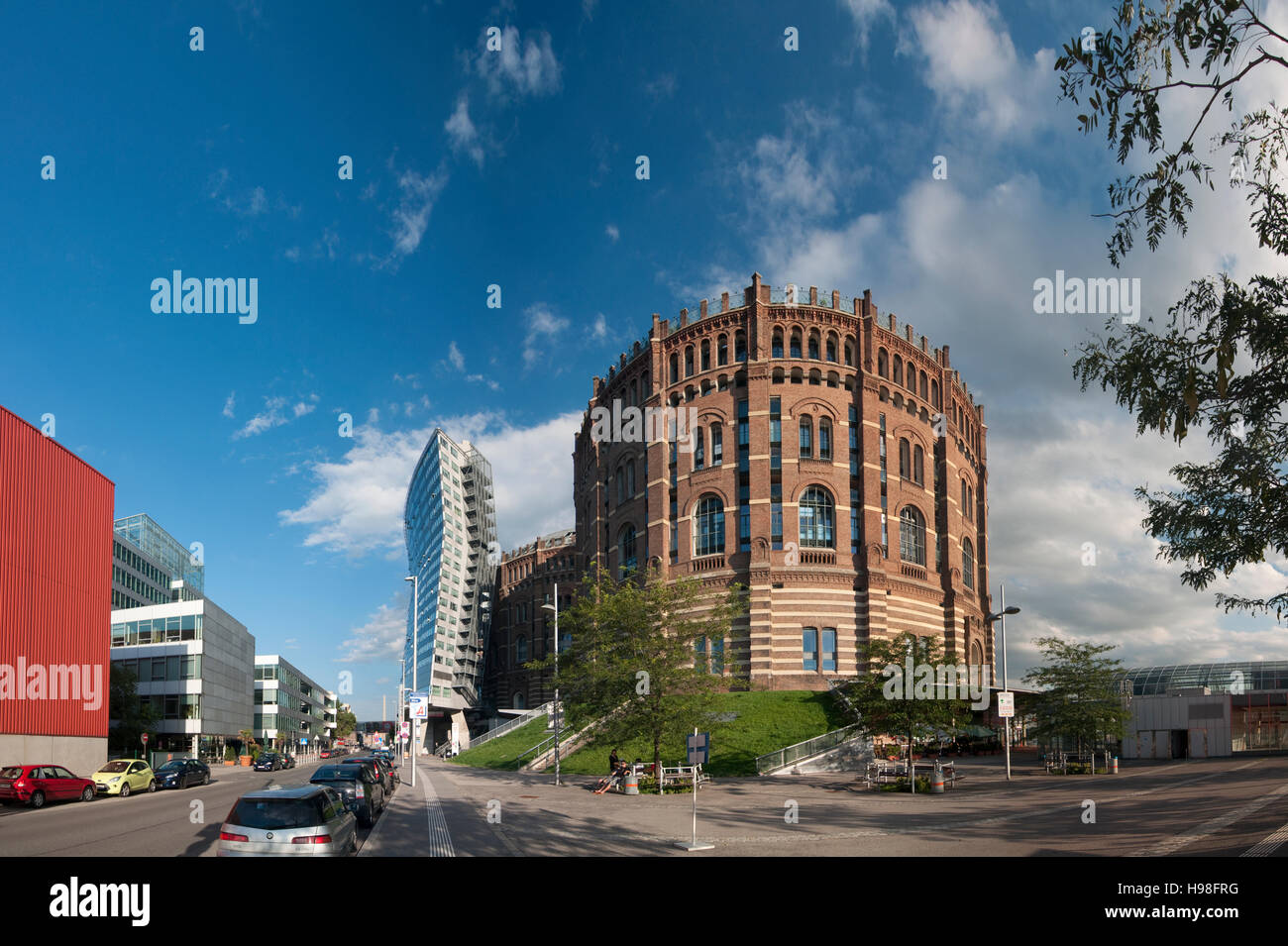 Wien, Wien: Gasometer-City, 11., Wien, Österreich Stockfoto