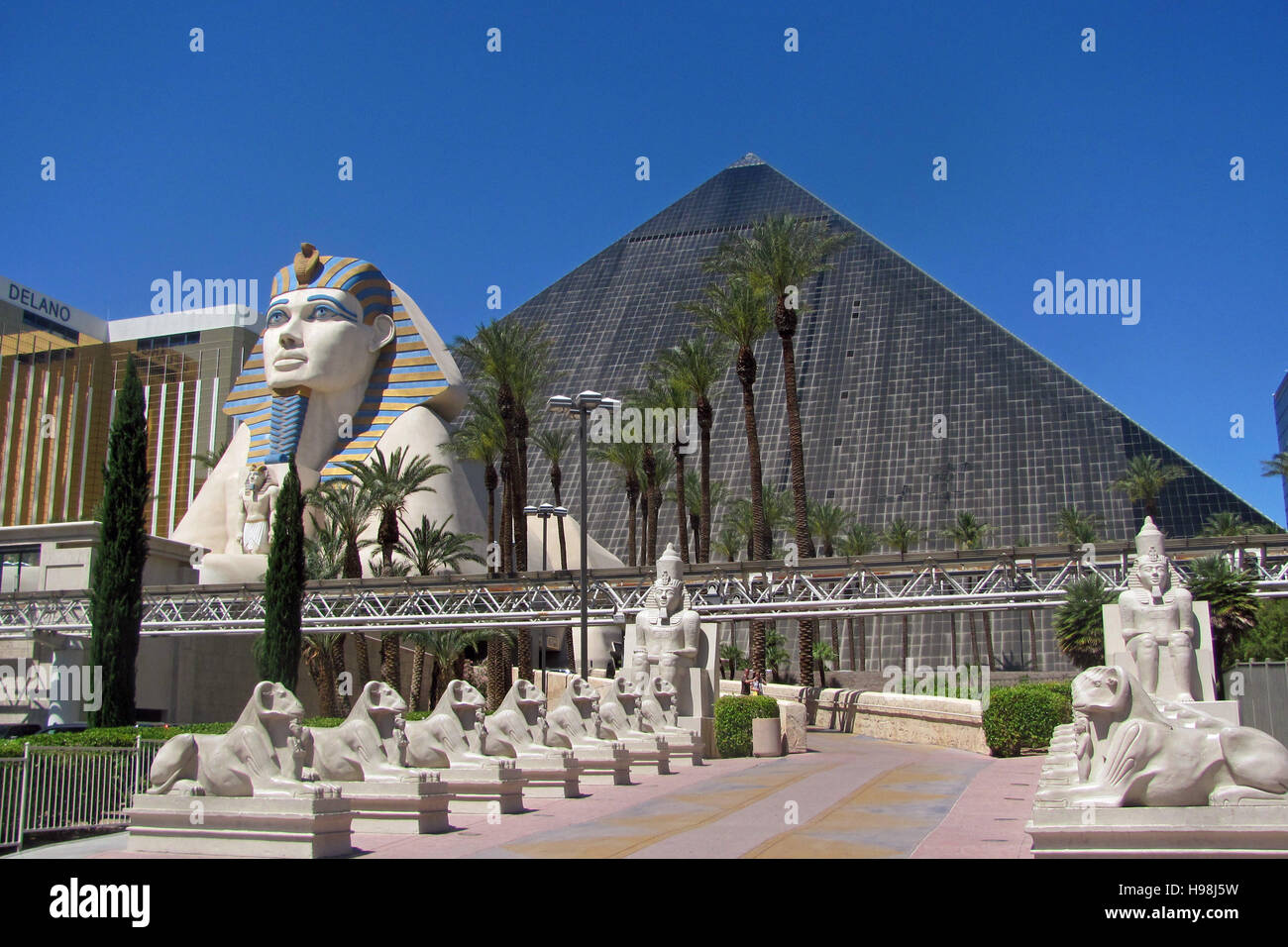 Luxor Las Vegas. Hotel und Casino befindet sich am südlichen Ende des Las Vegas Strip in Paradies, Nevada Stockfoto