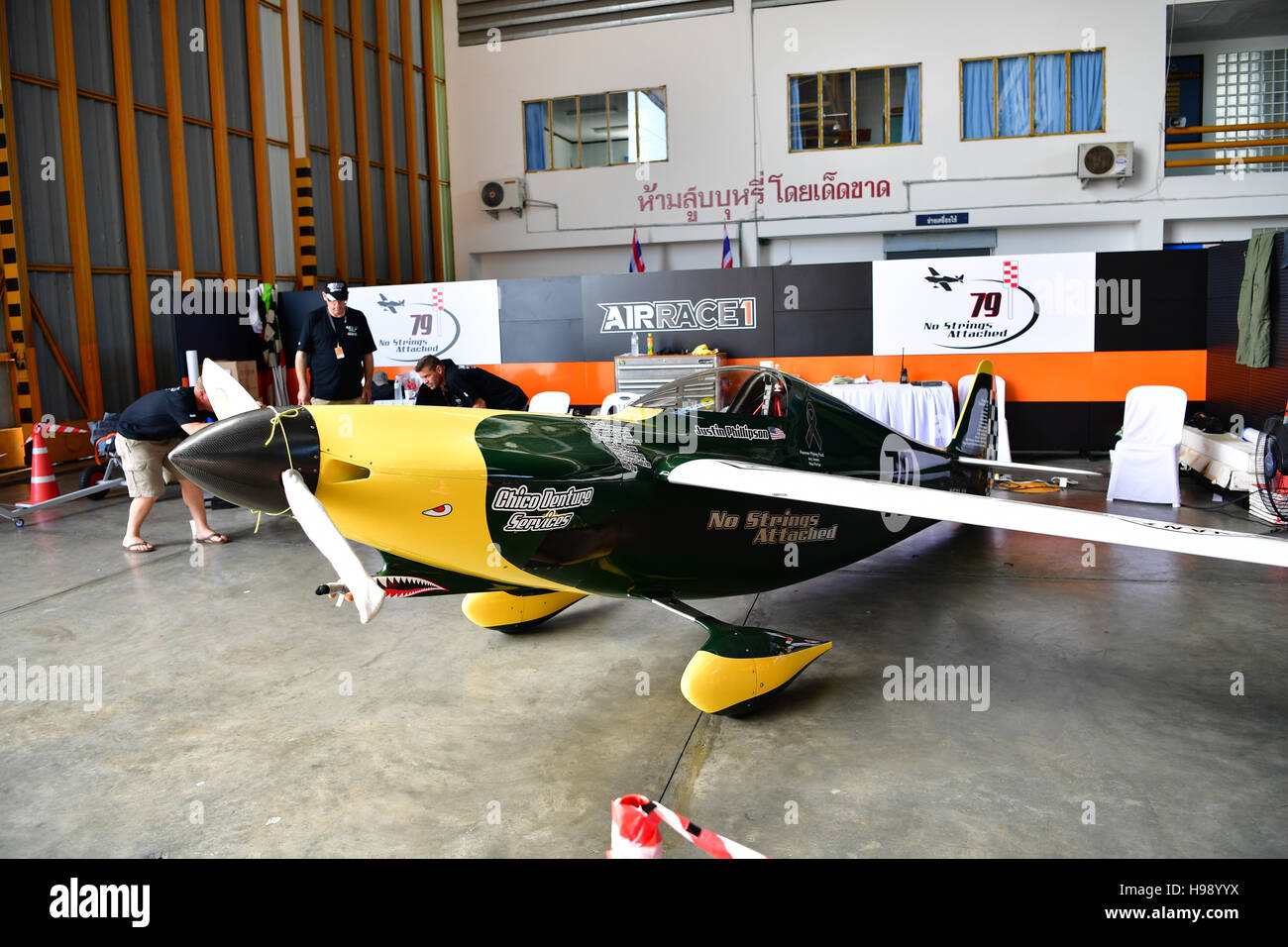 Chonburi, Thailand. 20. November 2016.  Shoestring Flugzeuge in Air Race 1 Thailand am Flughafen U-Tapao am 20. November 2016 in Chonburi, Thailand. Bildnachweis: Chatchai Somwat/Alamy Live-Nachrichten Stockfoto