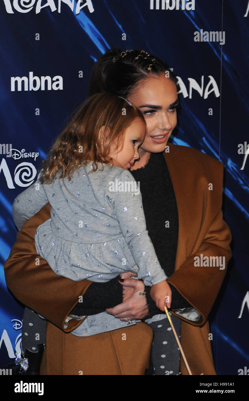 London, UK. 20. November 2016. Tamara Ecclestone besucht Gala Screening von "MOANA" Bafta in Piccadilly. Bildnachweis: JOHNNY ARMSTEAD/Alamy Live-Nachrichten Stockfoto