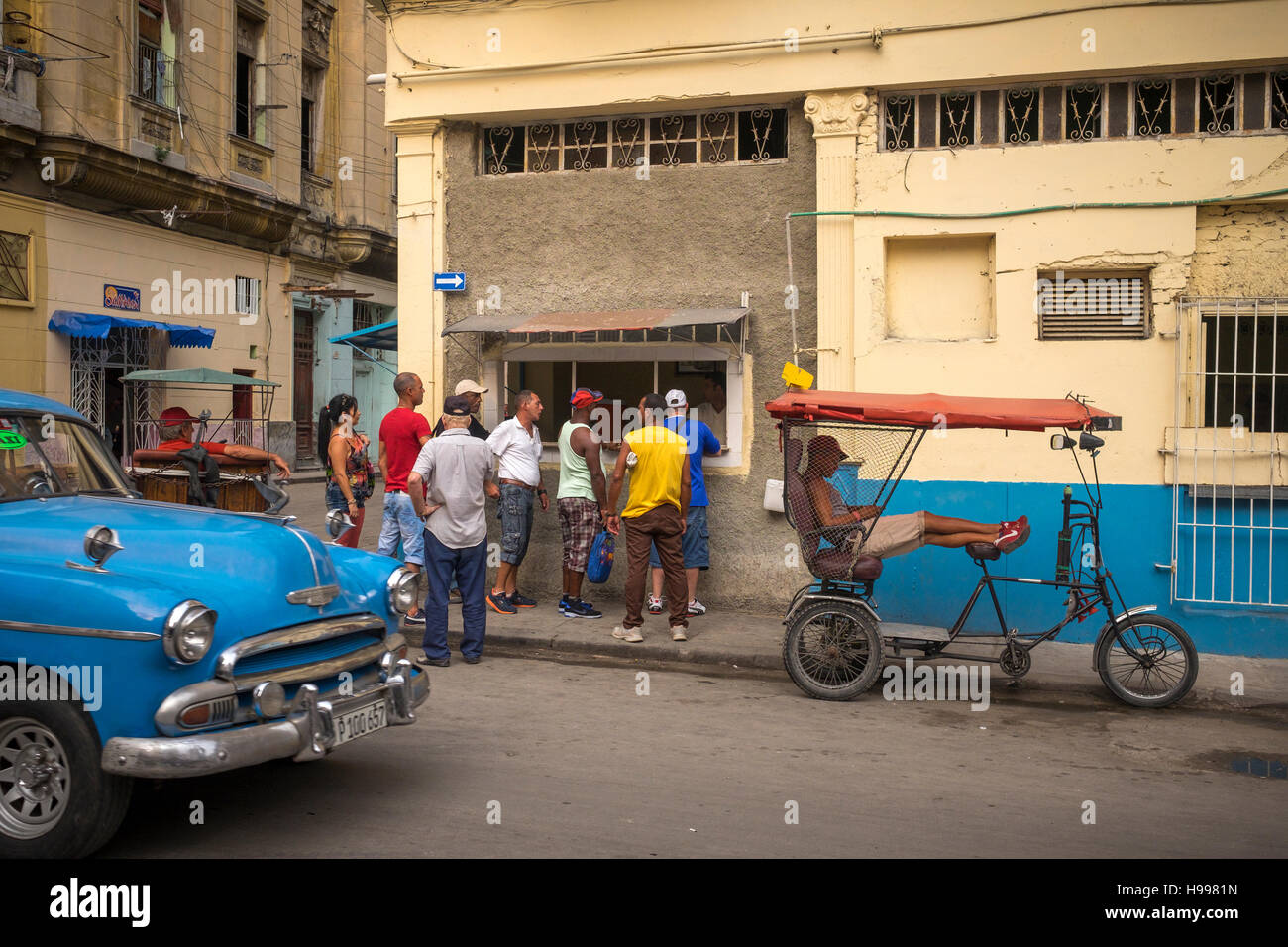 Havanna, Kuba: Straßenszene, Alt-Havanna Stockfoto