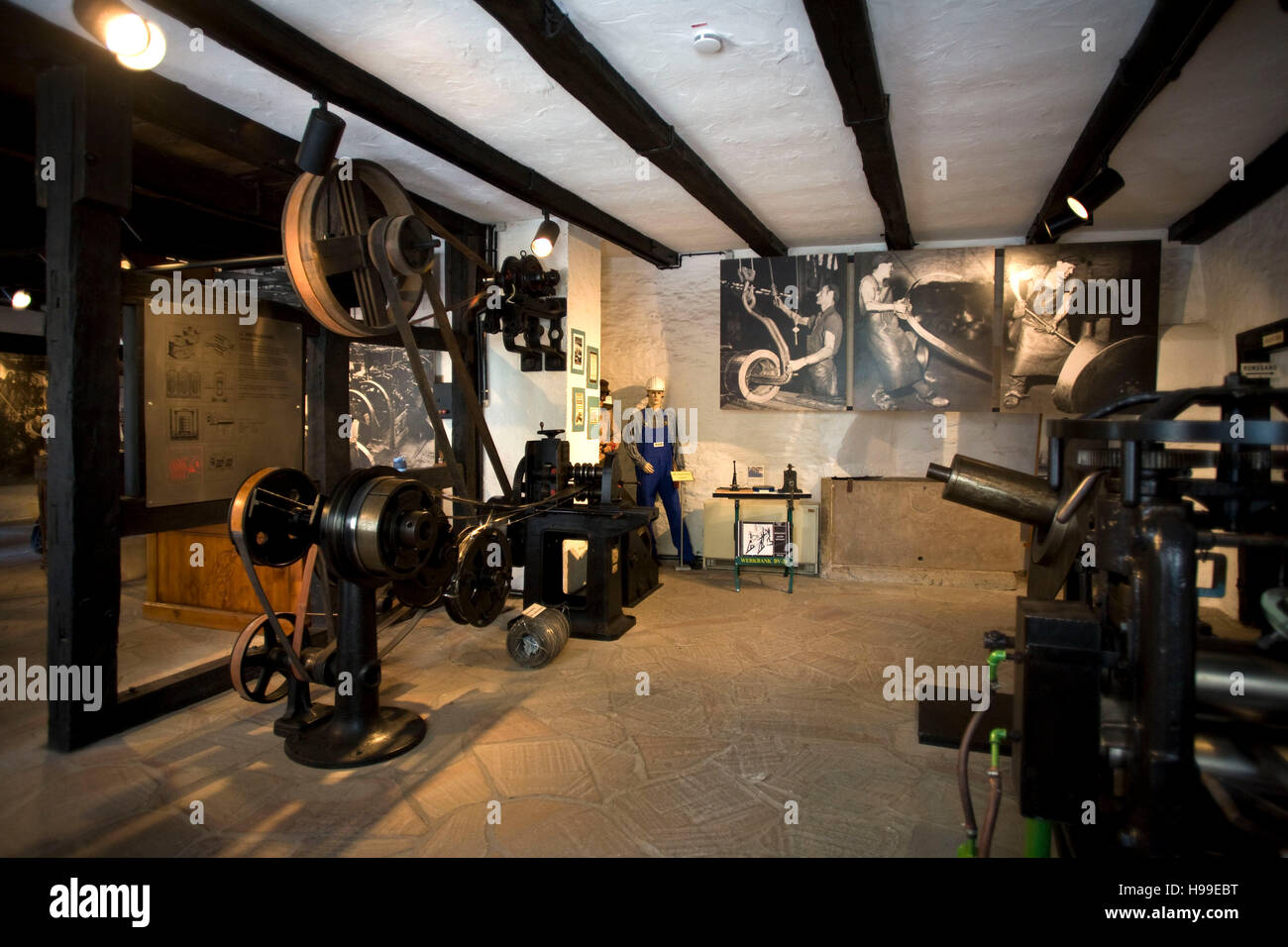 Deutschland, Hagen, Schloss Hohenlimburg, Museum für kalte Walzprofilieren. Stockfoto