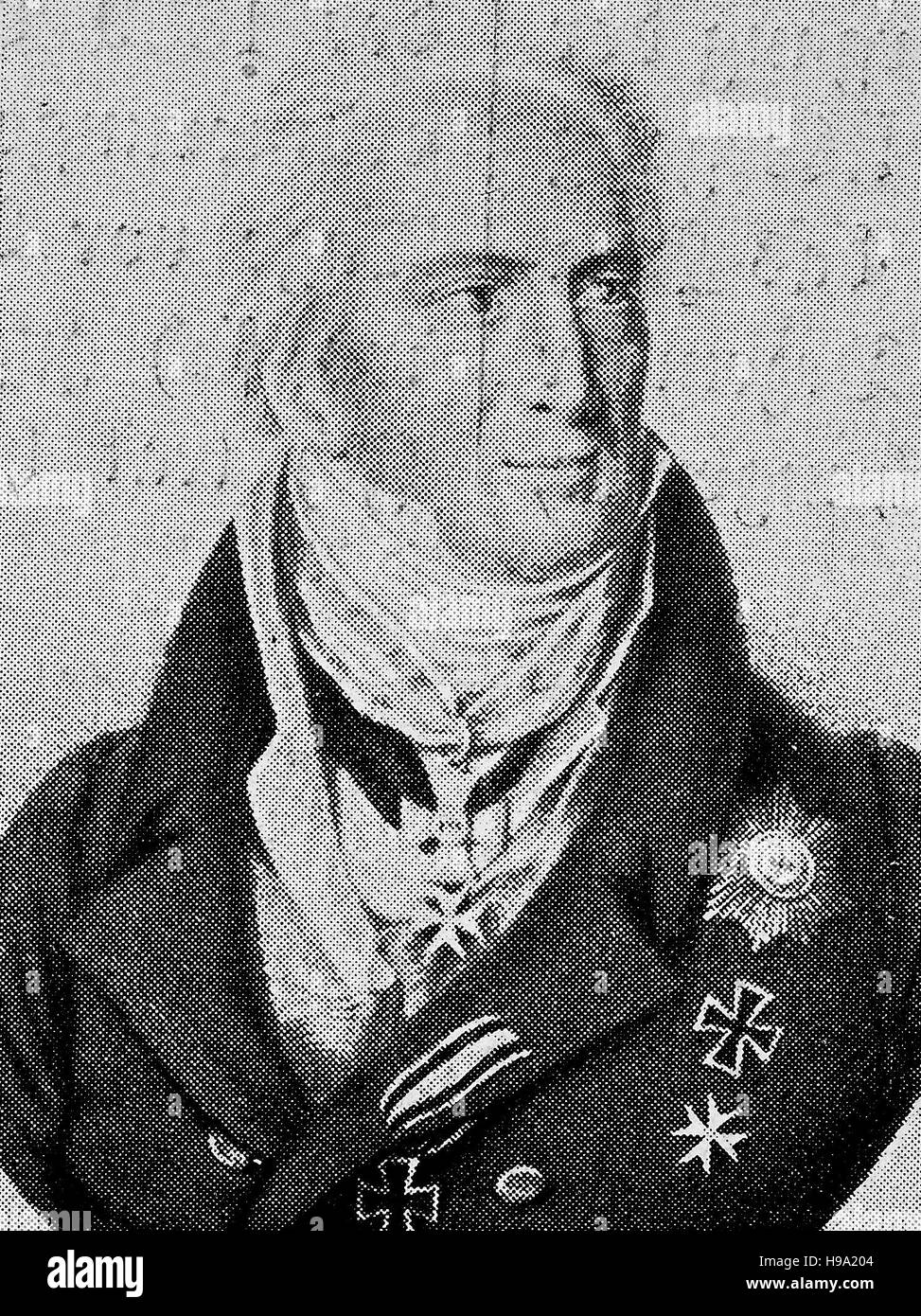 Karl August Fuerst von Hardenberg, war 31. Mai 1750 26. November 1822