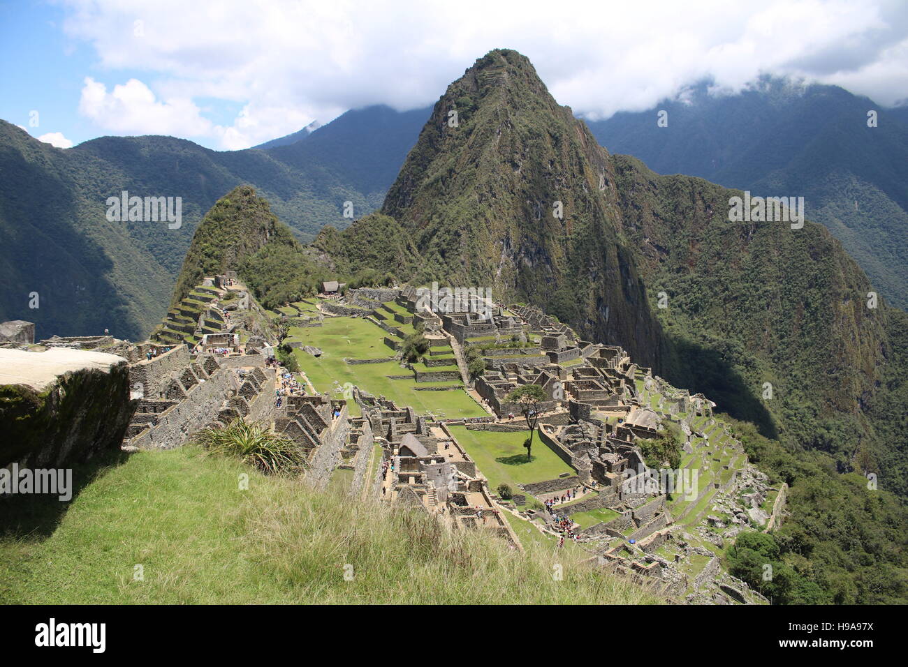 Machu Picchu - Aguas Calientes - Cusco Stockfoto