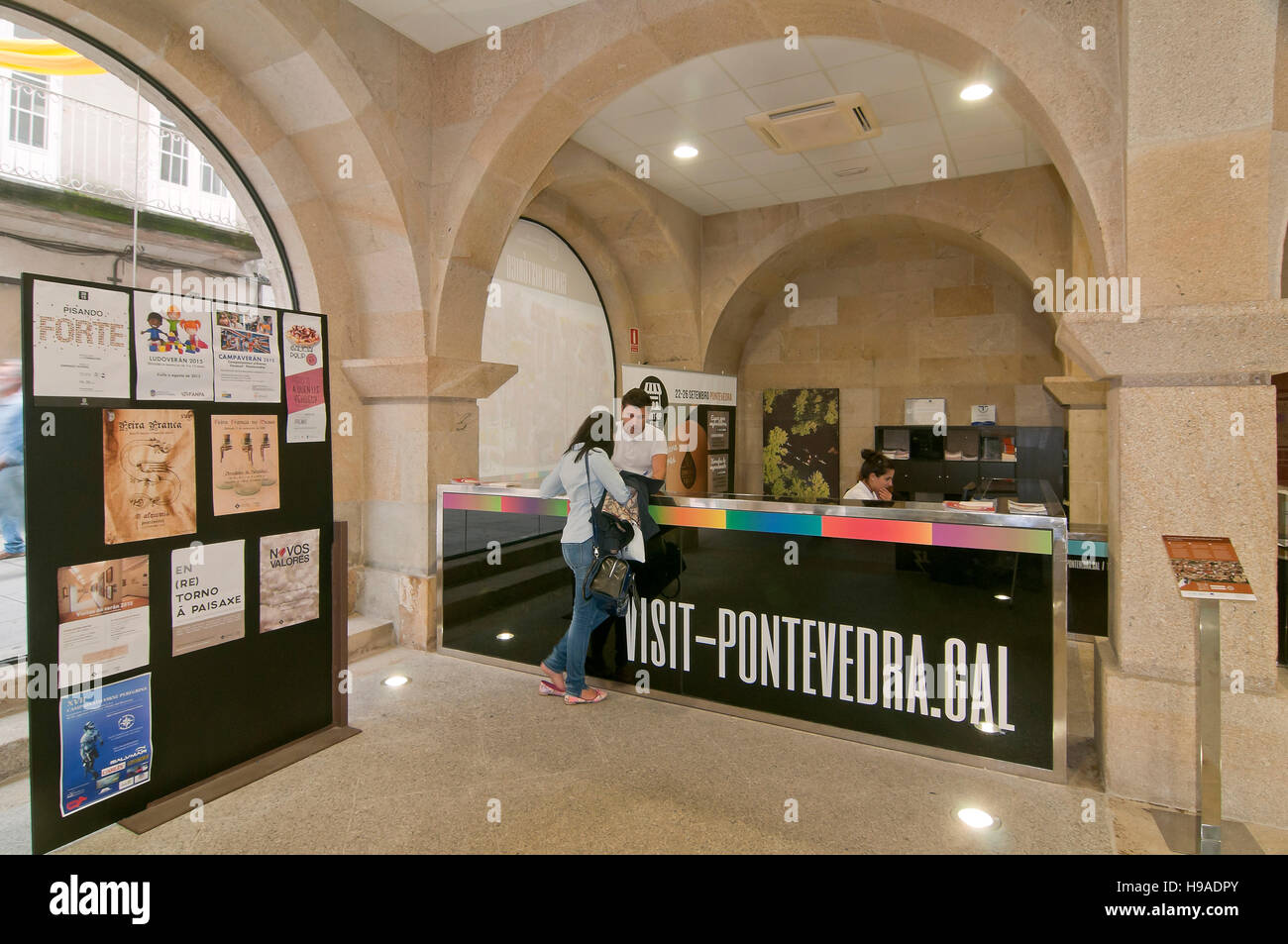 "House of Light' - städtische Tourismusbüro, Pontevedra, Region Galicien, Spanien, Europa Stockfoto
