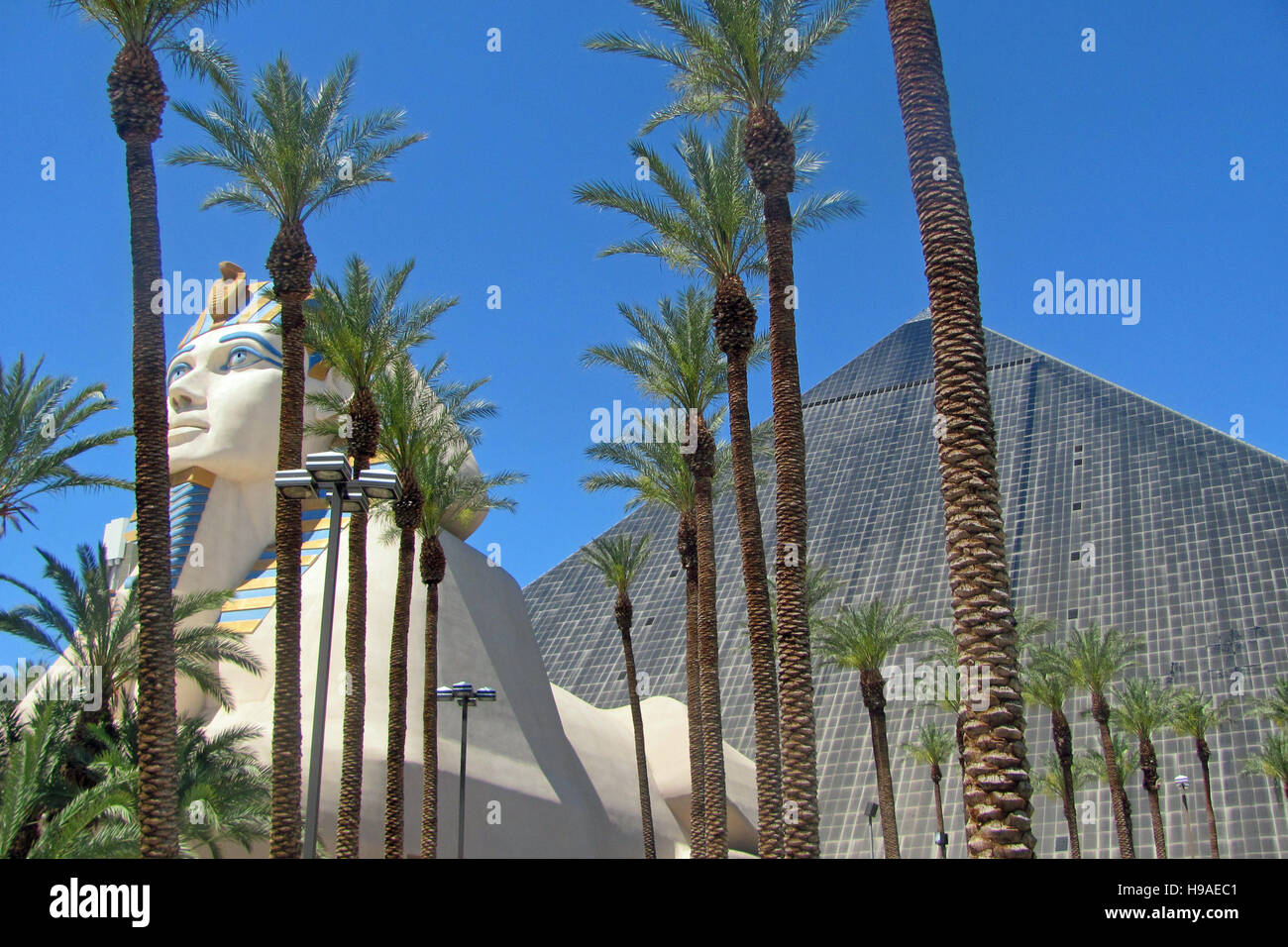 Luxor Las Vegas. Hotel und Casino befindet sich am südlichen Ende des Las Vegas Strip in Paradies, Nevada Stockfoto