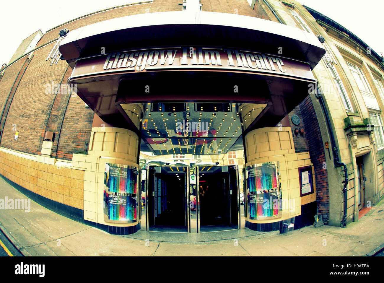 Glasgow Film Theater Eingang Renfrew street Stockfoto