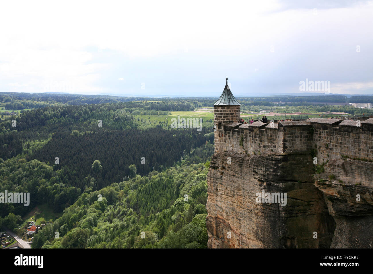 Festung Königstein Stockfoto
