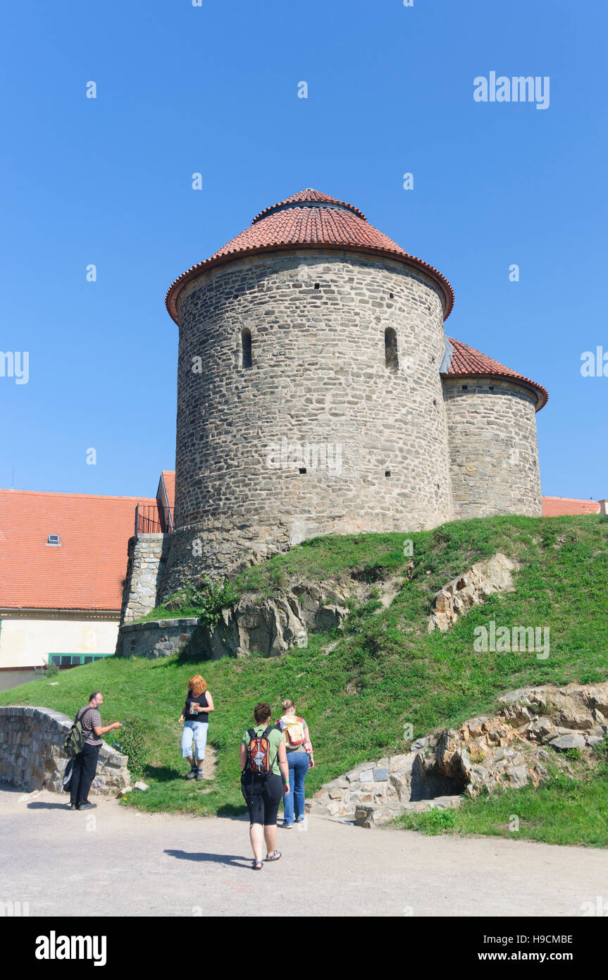 Znojmo (Znaim): Rotunde St. Katharina, Jihomoravsky, Südmähren, Süd-Mähren, Tschechische Stockfoto