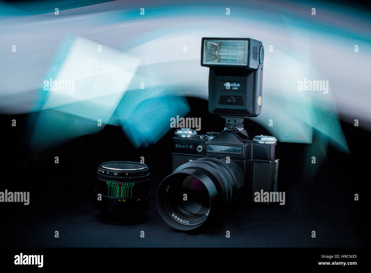 Alten Zenit-Kamera Stockfoto