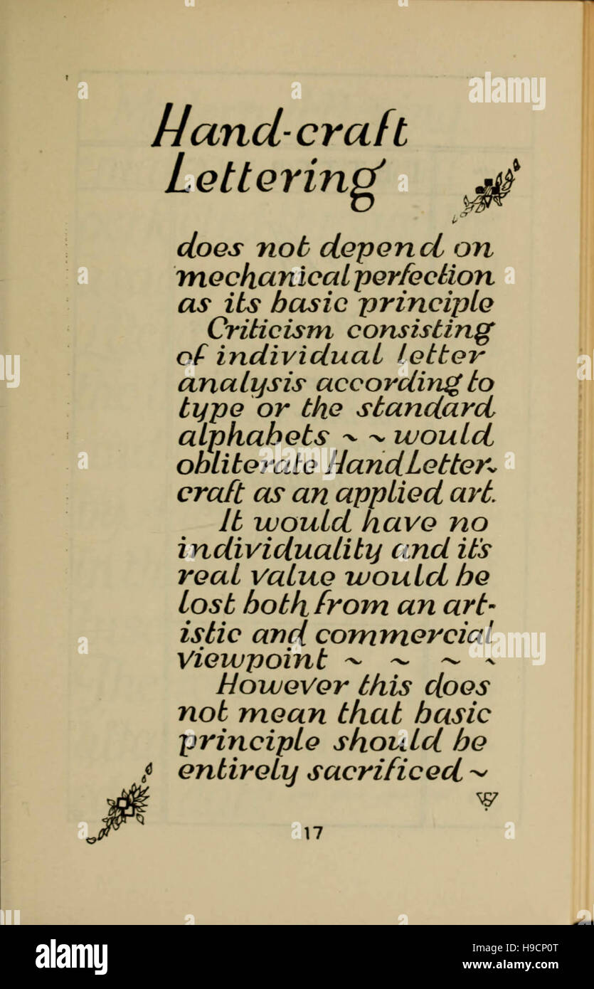 Studio-Handbuch Schriftzug über 250 Seiten, Schriftzug, Design und Layout, neue Alphabete Stockfoto