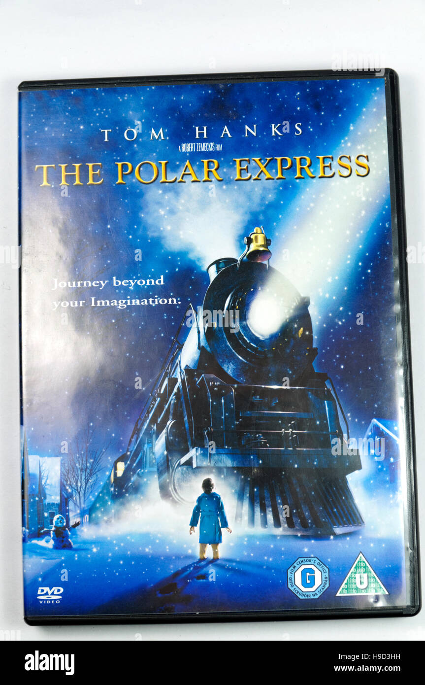 Der Polar Express DVD Stockfoto