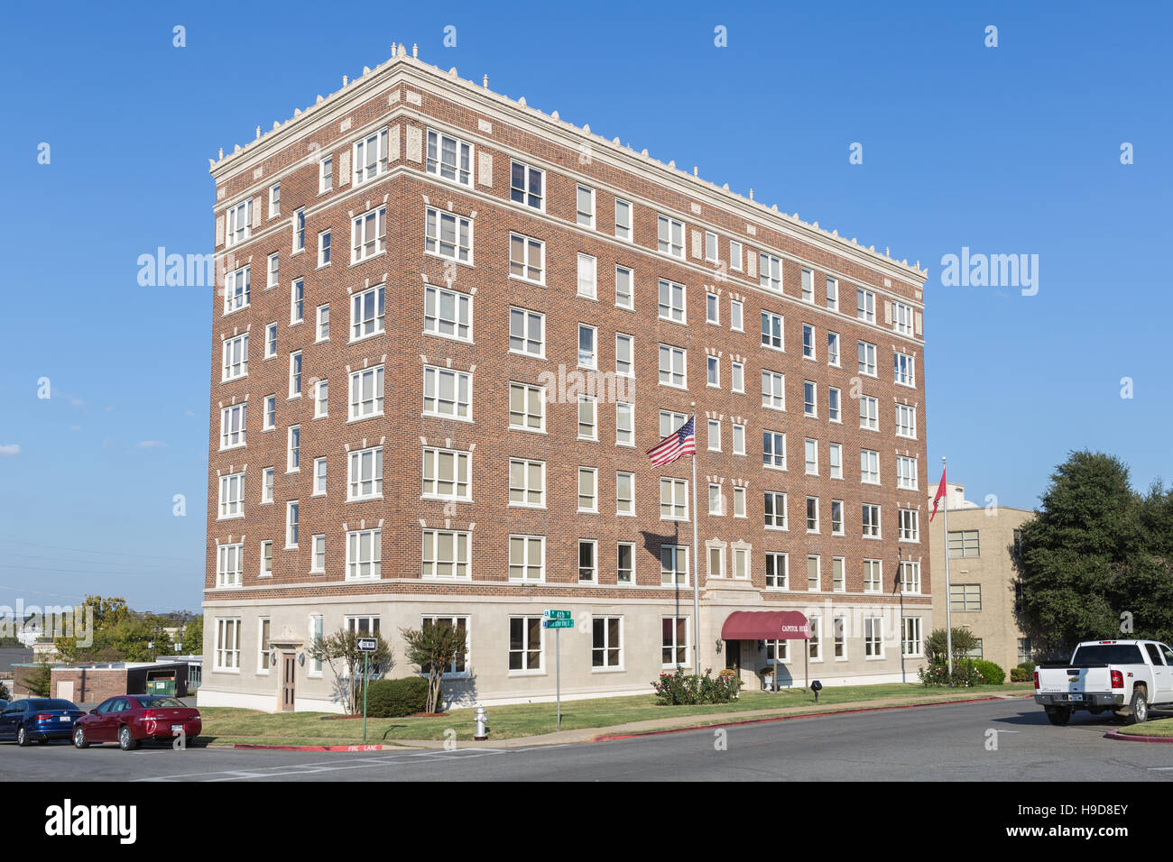 Die Capitol Hill Apartments in Little Rock, Arkansas Stockfoto