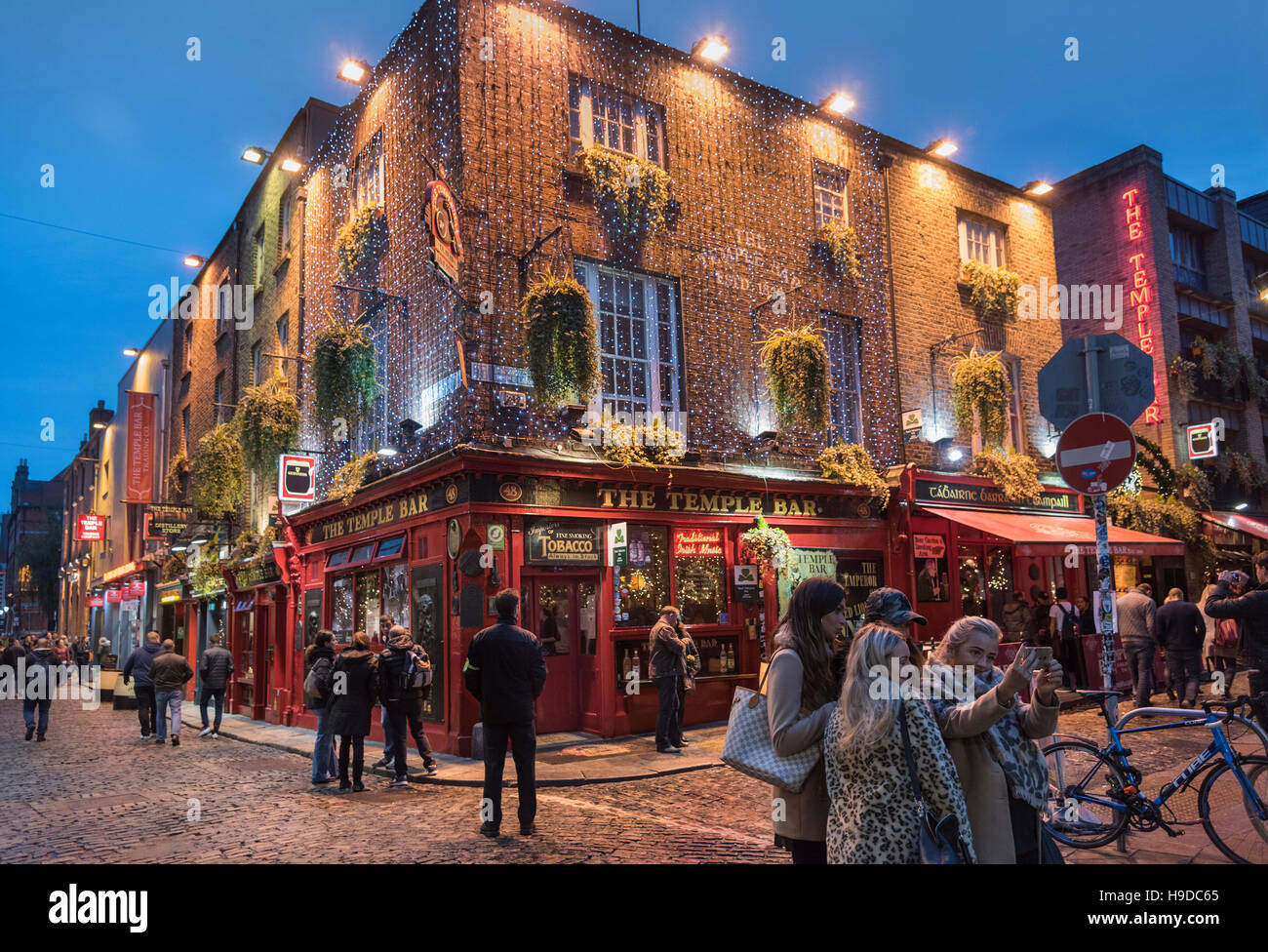 Die Temple Bar Pub Dublin Irland Stockfoto