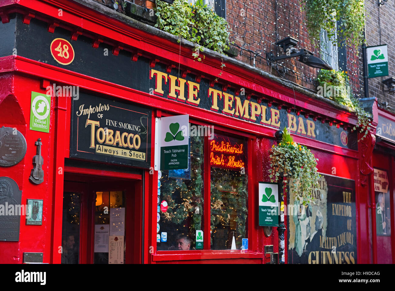 Die Temple Bar Pub Dublin Irland Stockfoto
