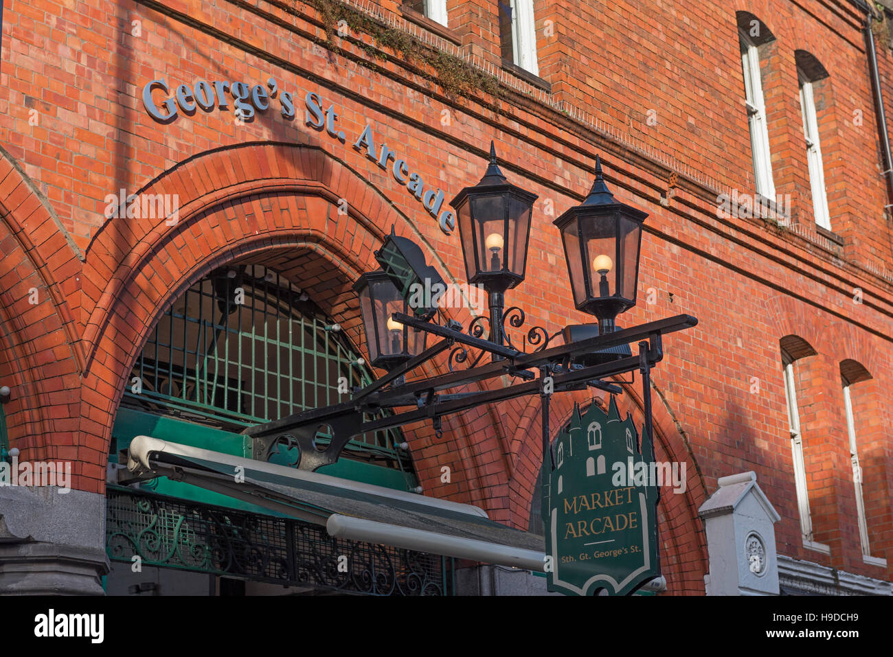 Georges St Arcade Dublin Irland Stockfoto