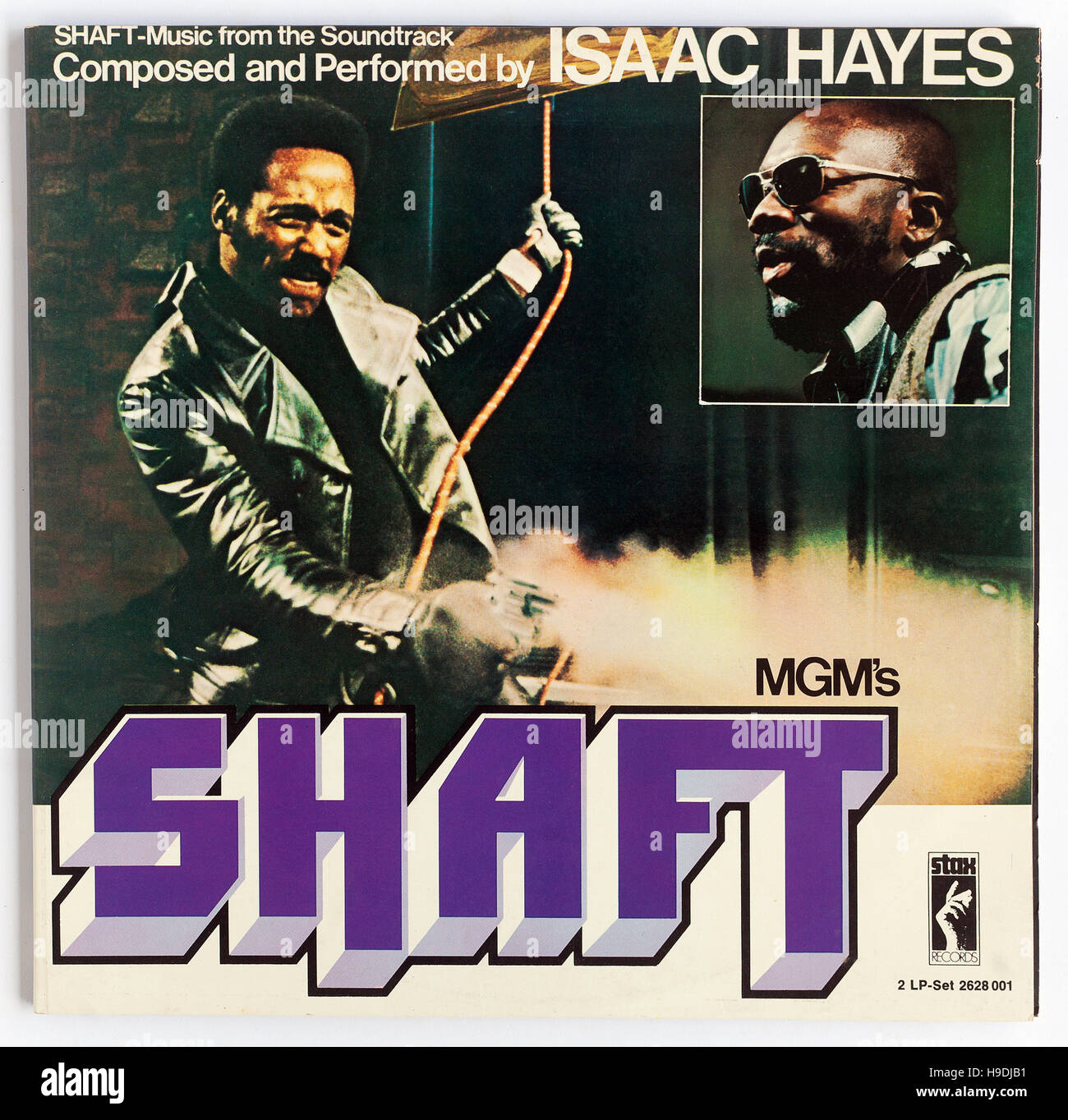 Cover des Soundtracks zu "Welle" Musik gecoverten und durchgeführt von Isaac Hayes Stockfoto