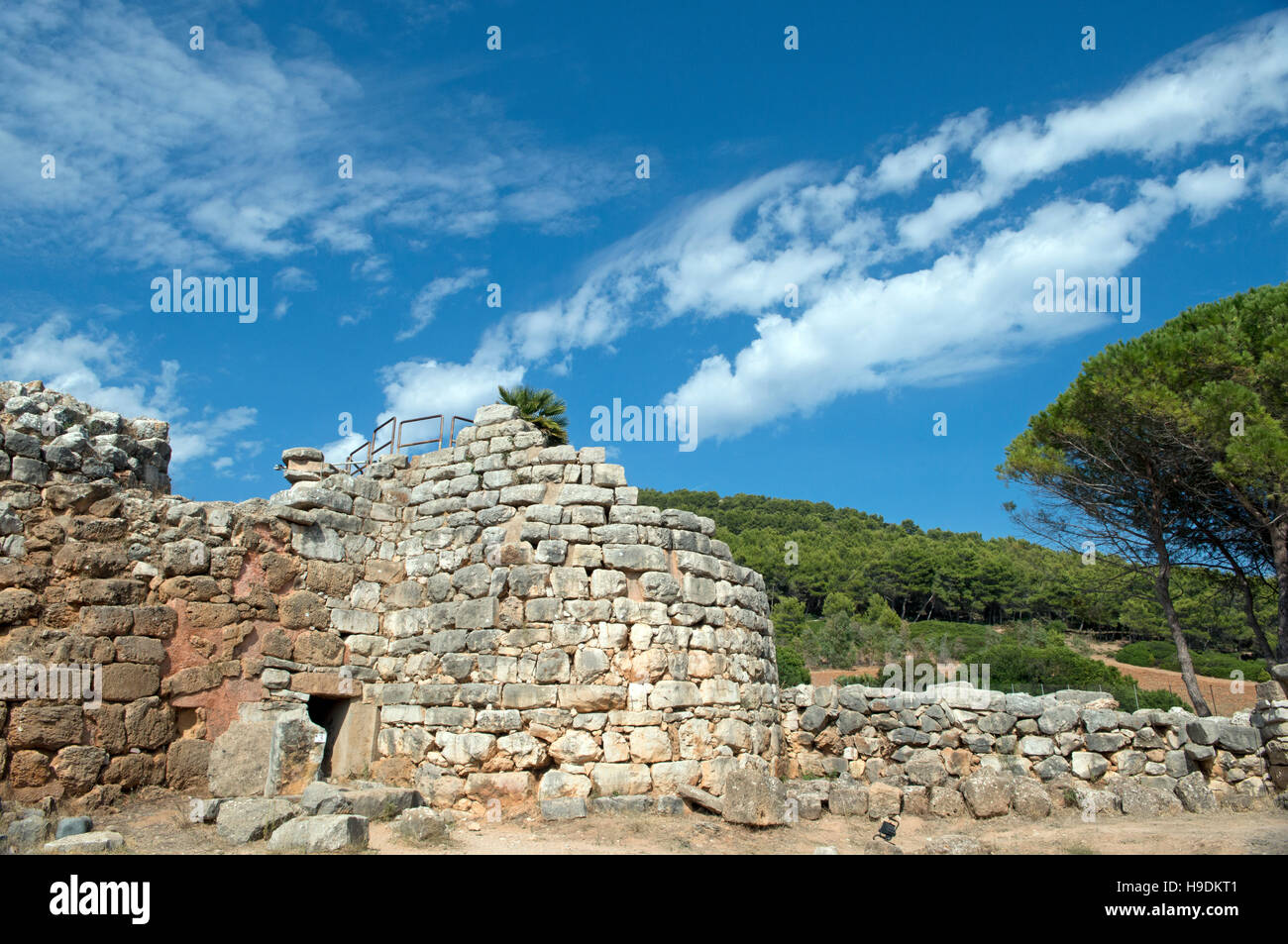 Nuragischen Dorf Palmavera, Alghero, Sardinien, Italien, Europa Stockfoto