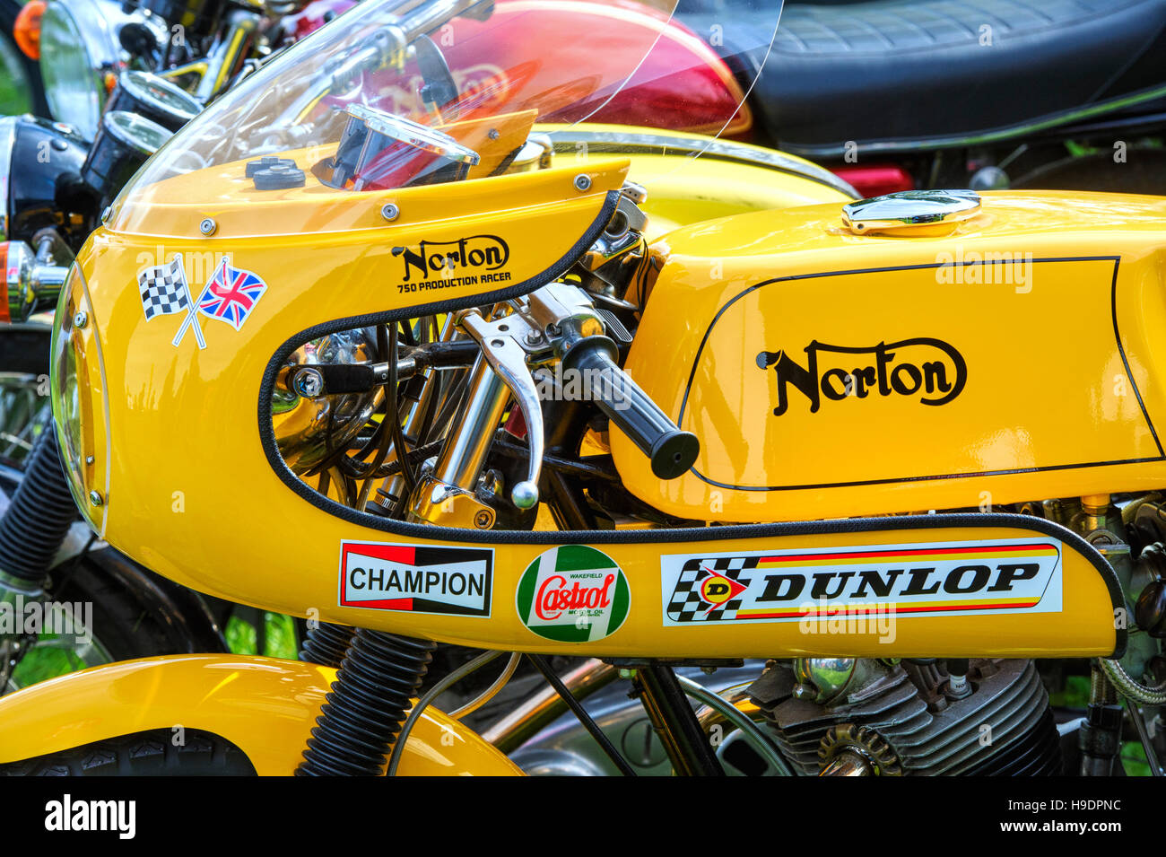 1972 Norvil Commando Production Racer. Norton-Motorrad Stockfoto