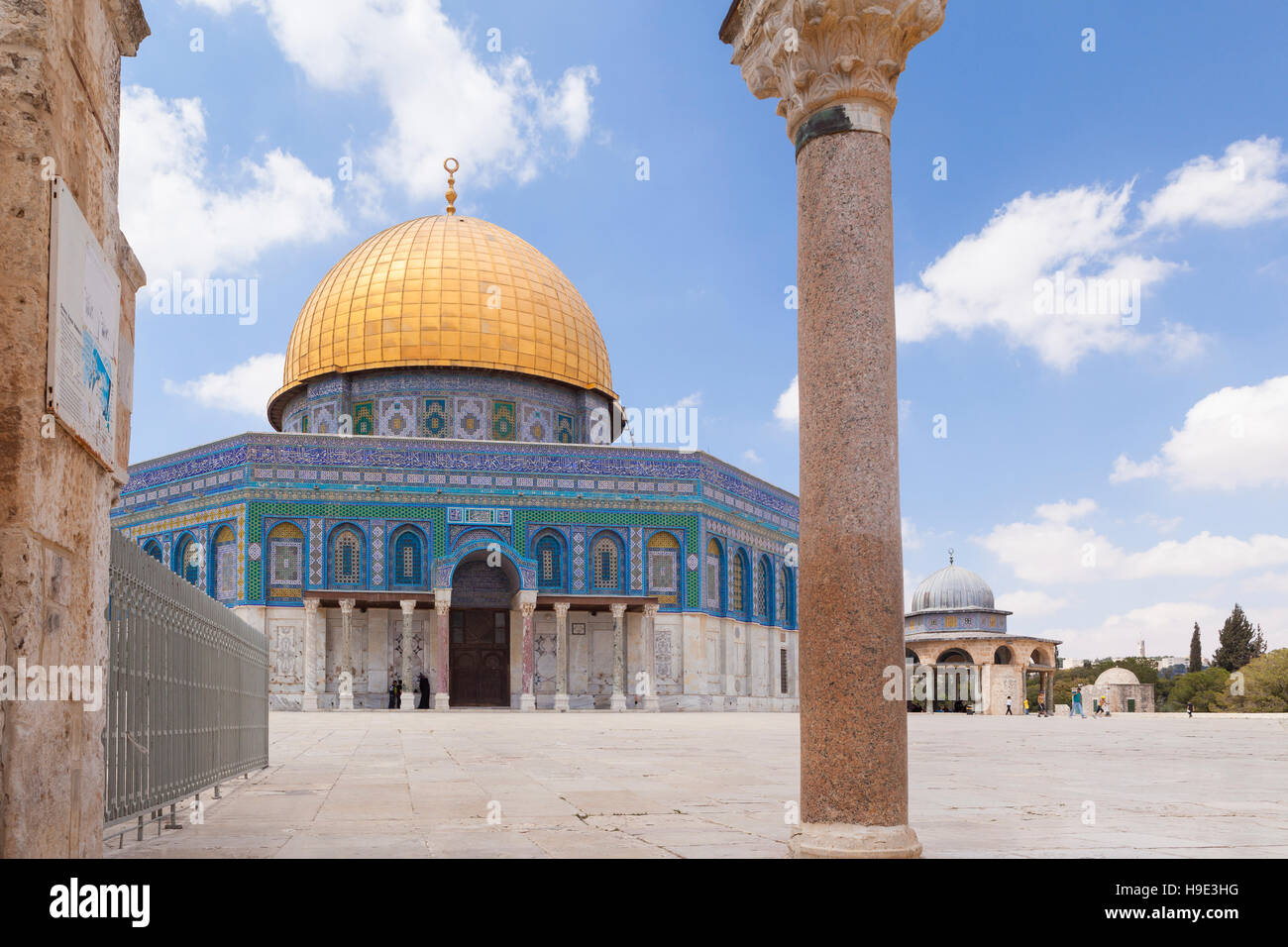 Die Kuppel des Rock, Ost-Jerusalem, Palästina Stockfoto