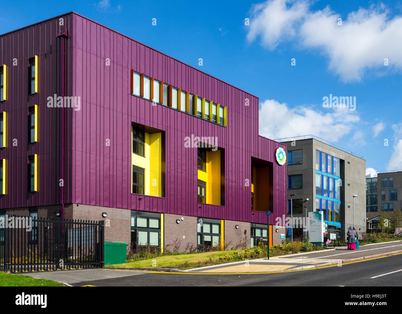 Oldham College.  GM UTC building (Cassidy & Ashton 2014), Middleton Road, Oldham, größere Manchester, UK Stockfoto