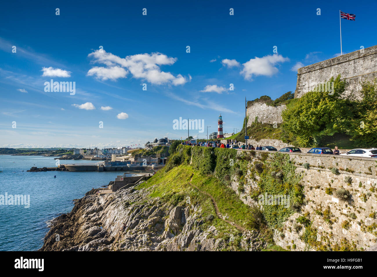 Plymouth-Waterfront Stockfoto