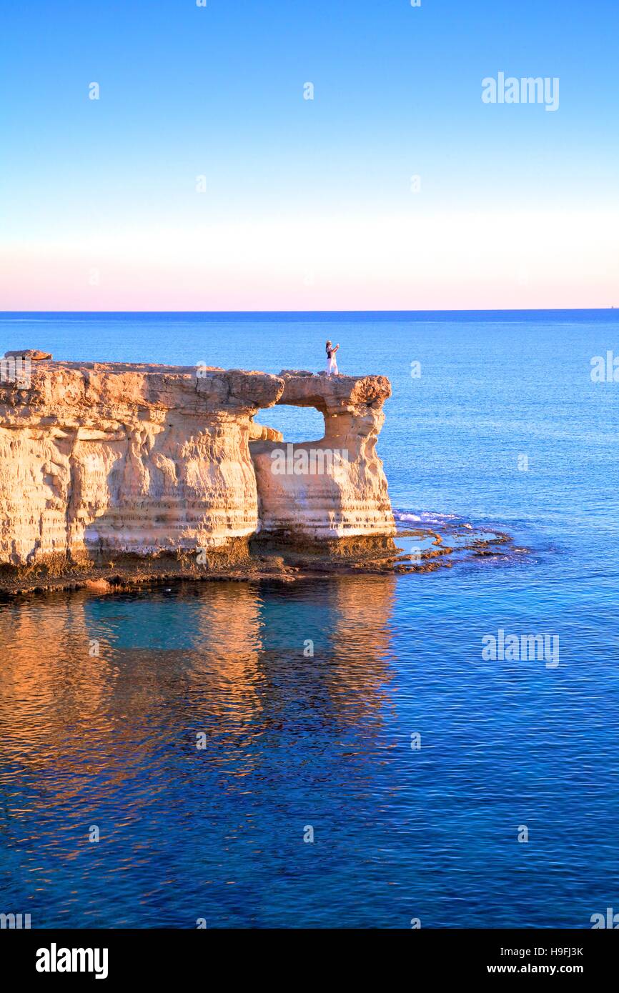 Östlichen Mittelmeer Kap Greco, Ayia Napa, Zypern, Stockfoto